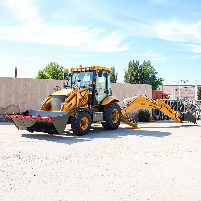 Loader With Backhoe
