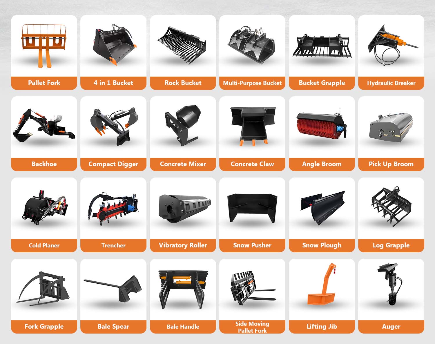 Skid Steer Loader Attachments