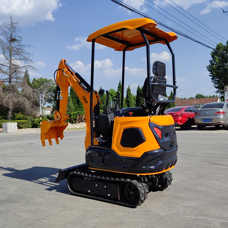 Mini Excavator Digging
