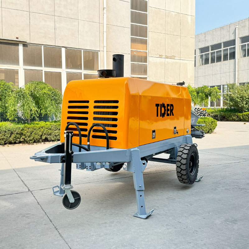 Concrete Pump with Diesel Engine