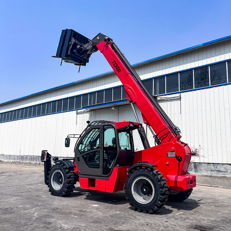 4 Ton Telehandler Machine With Load-Sensitive Hydraulics